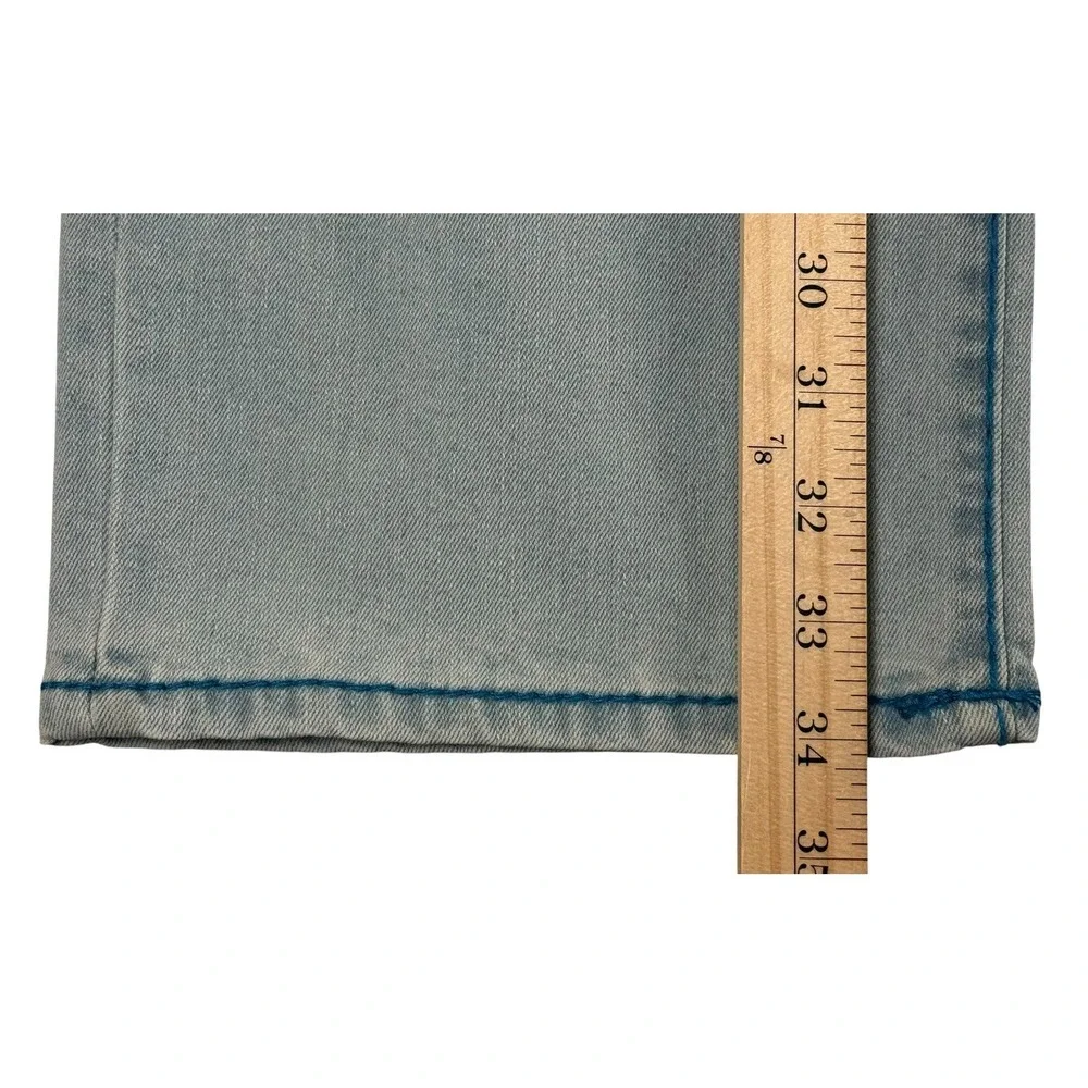 TRUE RELIGION 36 Ricky Big T Jeans Mens Light Wash Straight 701453 NWT